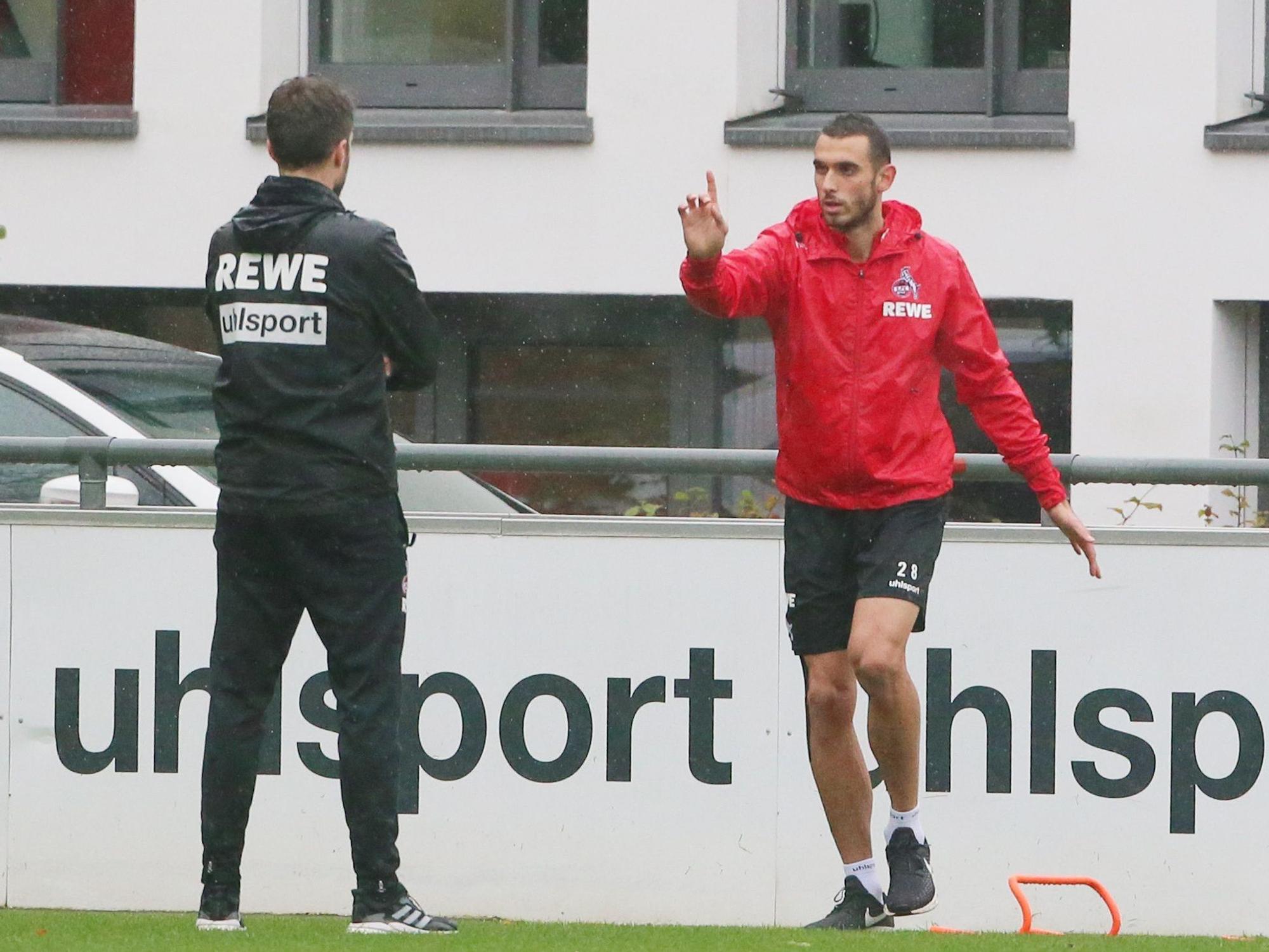 Ellyes Skhiri trainiert beim 1. FC Köln.