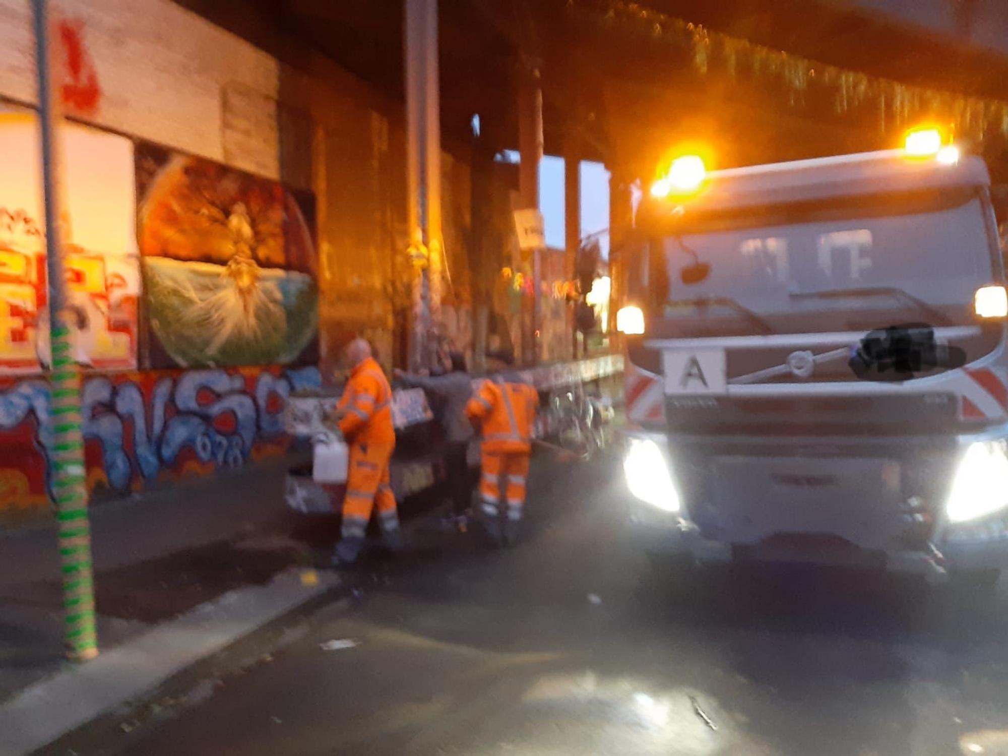 Eifelwall in der Kölner Südstadt am 3.11.2021