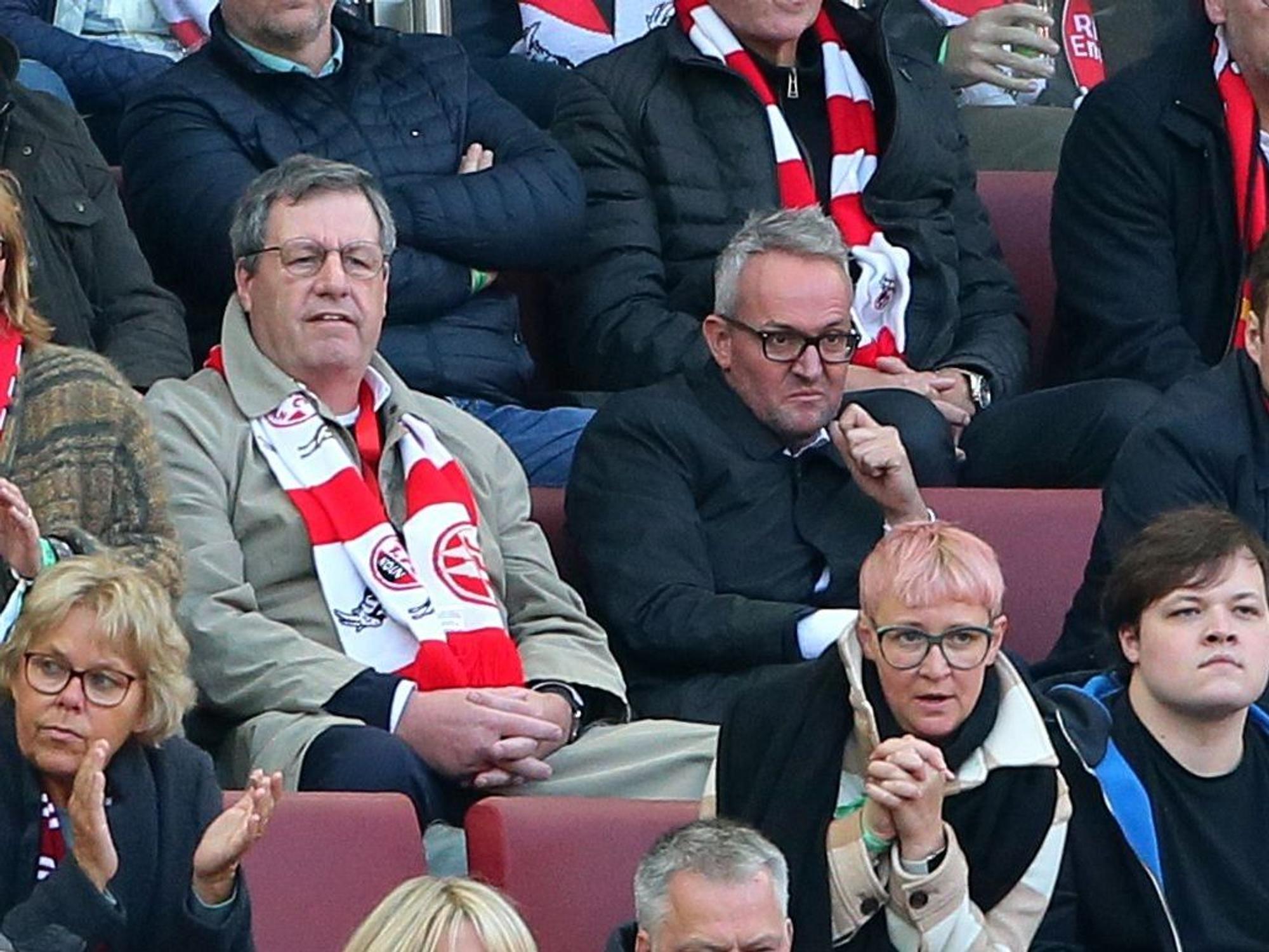 1.FC Köln gegen Bayer Leverkusen: Werner Wolf und Alexander Wehrle