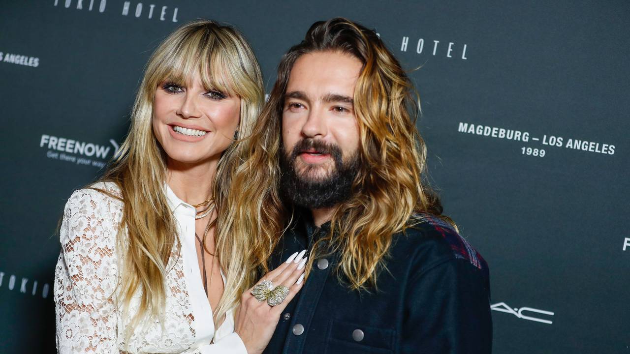 Heidi Klum und Tom Kaulitz kommen zum Tokio Hotel-Event in Berlin.