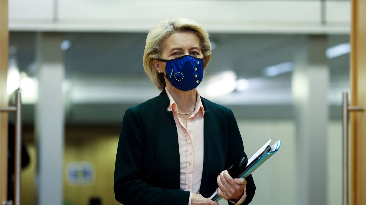 Ursula von der Leyen, Präsidentin der Europäischen Kommission, Ende Oktober bei einer Sitzung des Kollegiums der Kommissare in Brüssel.