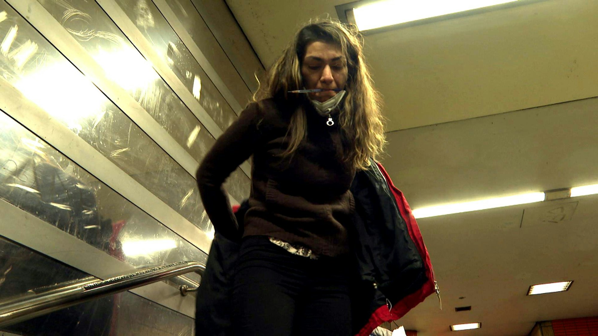 In der Reportage „Hartes Deutschland - Leben im Brennpunkt“ wird u.a. die heroinabhängige Jasmin begleitet. Das Foto zeigt sie im April 2021.