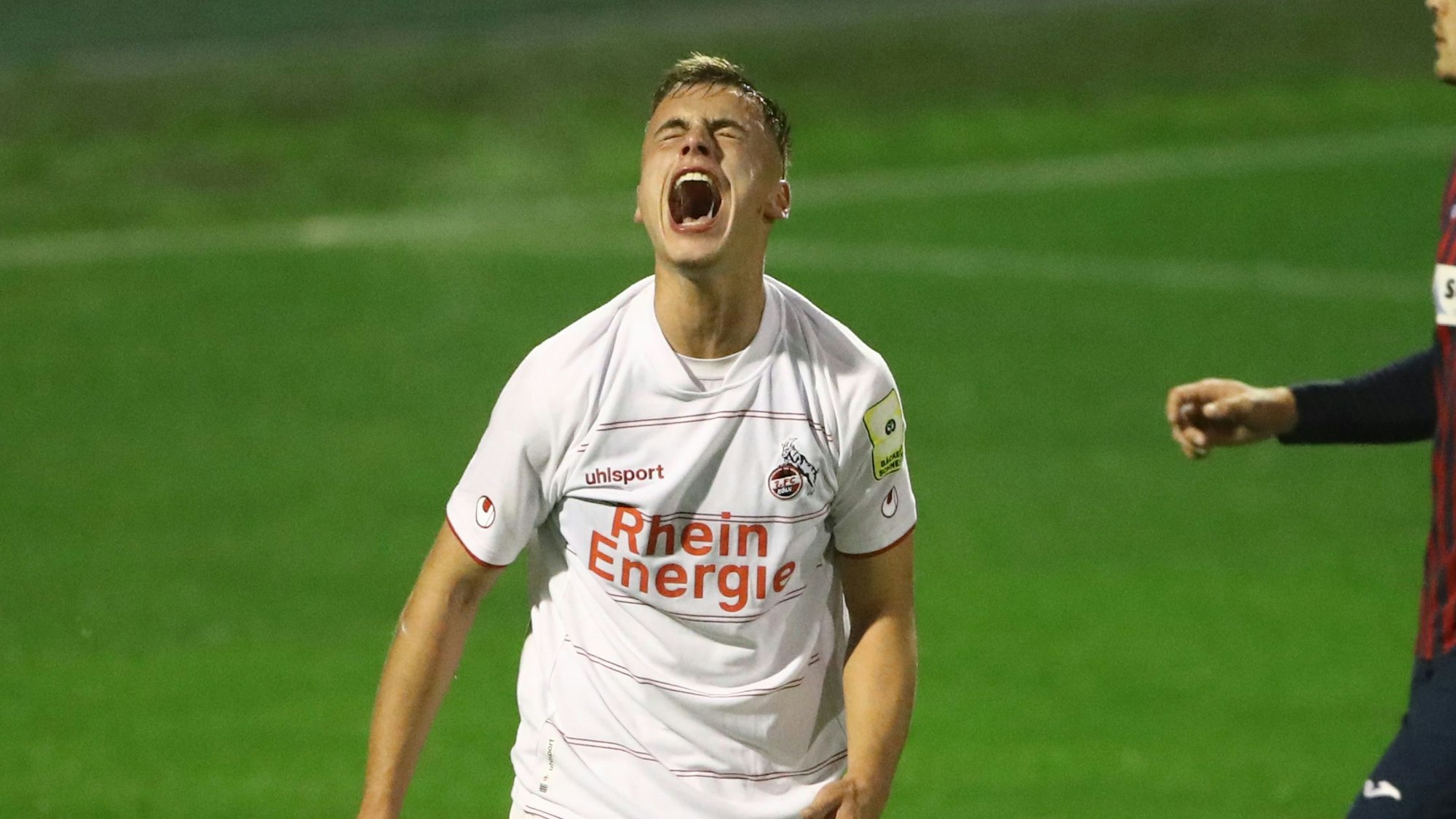 Marvin Obuz schreit seinen Frust heraus