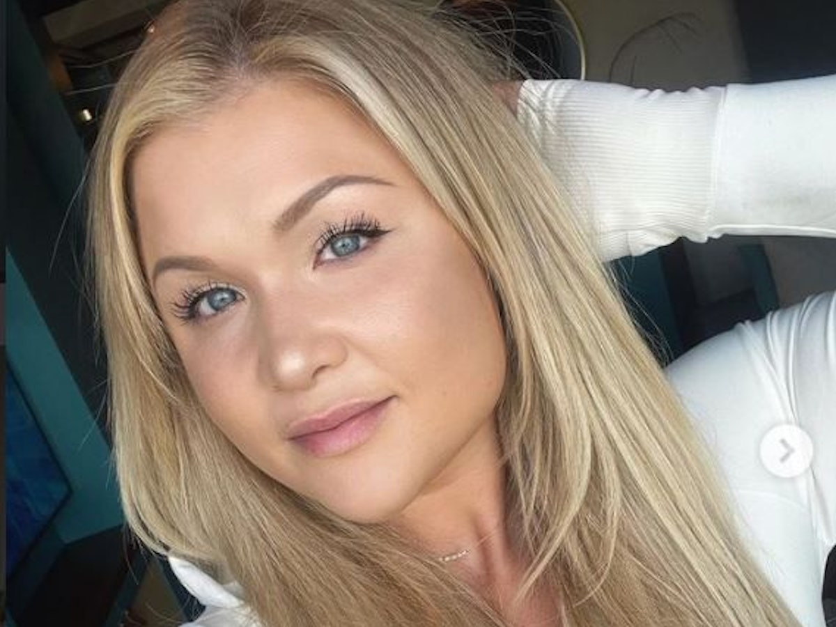 Die Influencerin Sophia Thiel auf einem Selfie, dass sie am 1. Oktober 2021 auf Instagram hochgeladen hat.