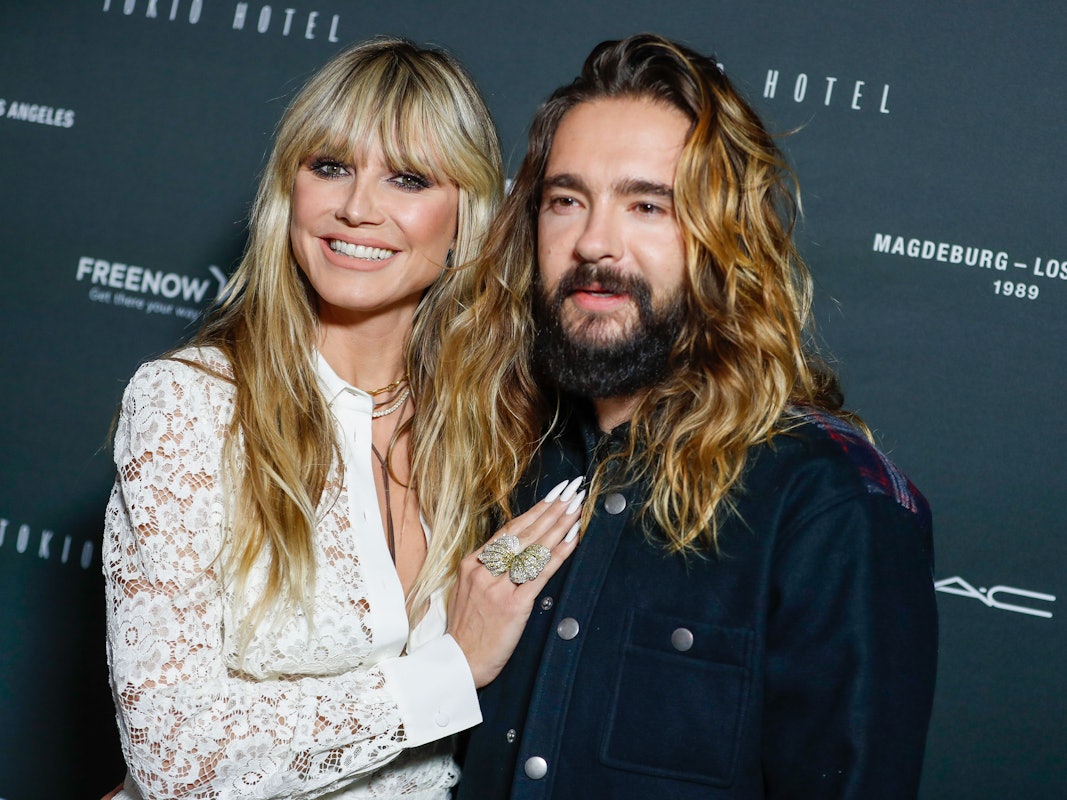Heidi Klum und Tom Kaulitz auf einem Tokio Hotel-Event in Berlin am 22. Oktober 2021.