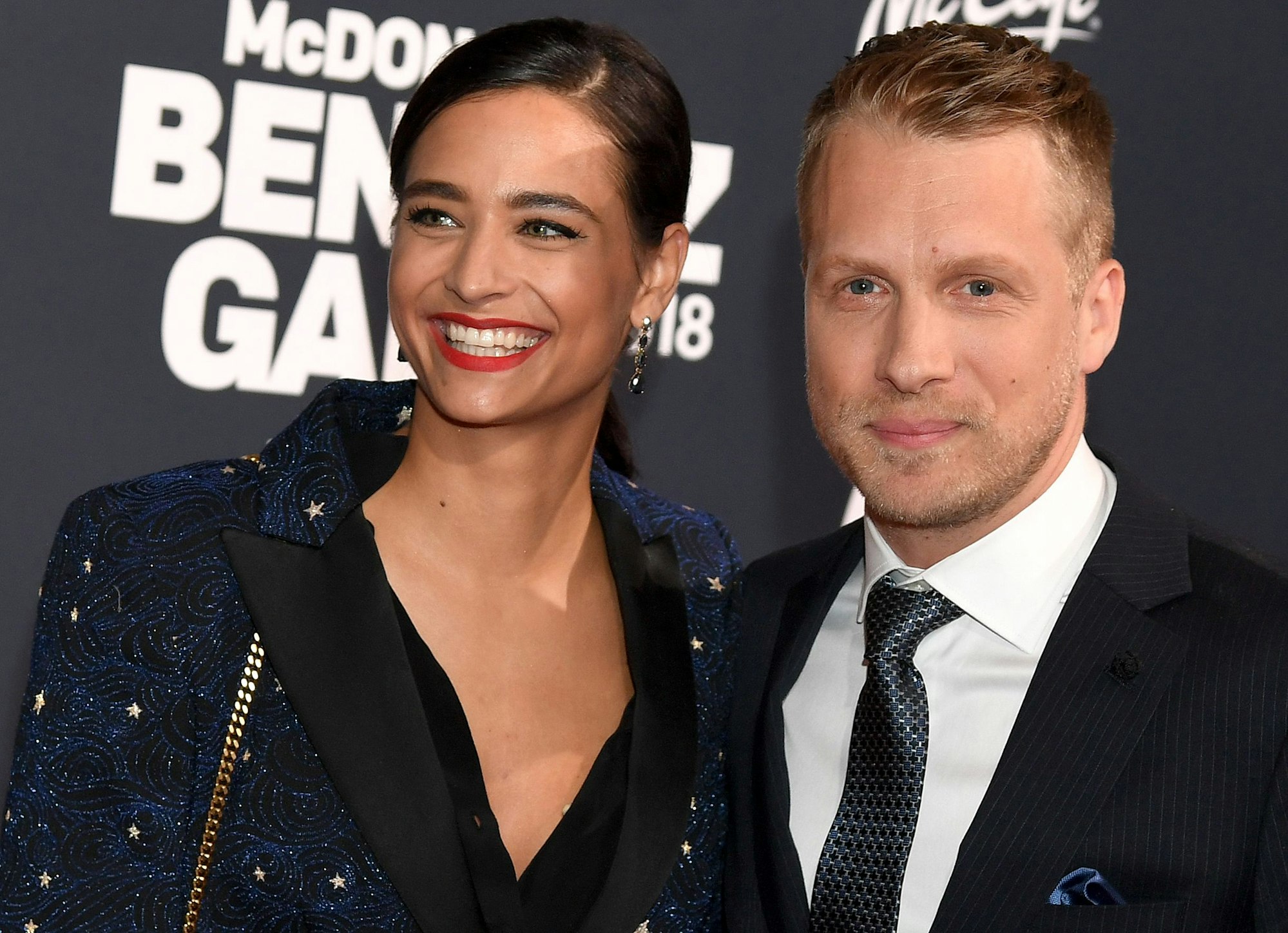 Oliver Pocher, Comedian, und Ehefrau Amira Aly, Model, kommen zur Benefiz-Gala zugunsten der McDonald's Kinderhilfe-Stiftung.