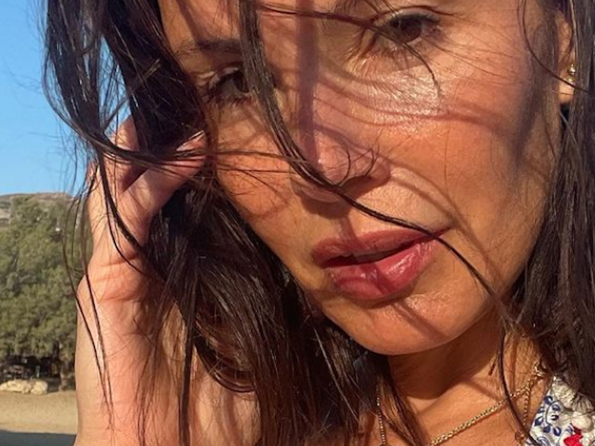 Moderatorin Daniela Michalski lächelt auf einem Instagram-Selfie vom 19. Juli 2021.