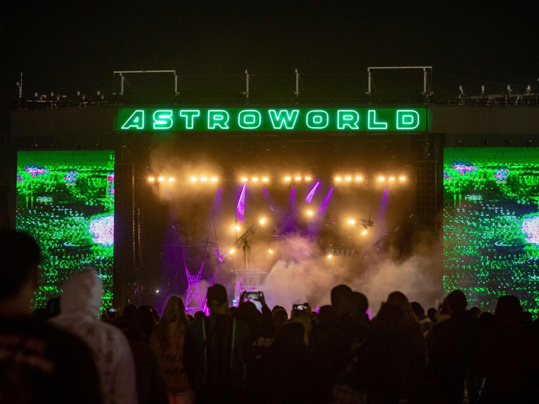 Die Bühne des Astroworld-Festivals in Houston.