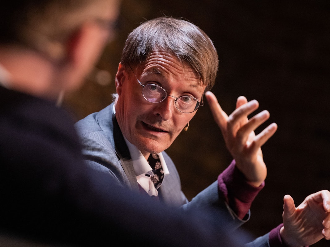 Karl Lauterbach: Der SPD-Gesundheitsexperte befürchtet, Karnevalsfeiern könnten zu Superspreader-Events werden. Unser Bild wurde im September 2021 aufgenommen.