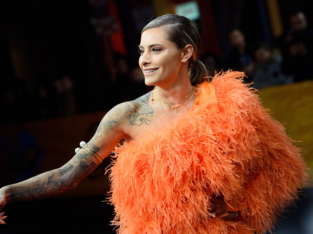 Auf dem Foto, aufgenommen am 7. November 2019, sieht man Sophia Thomalla, hier bei der Gala und Preisverleihung "Men of the Year" in Berlin.