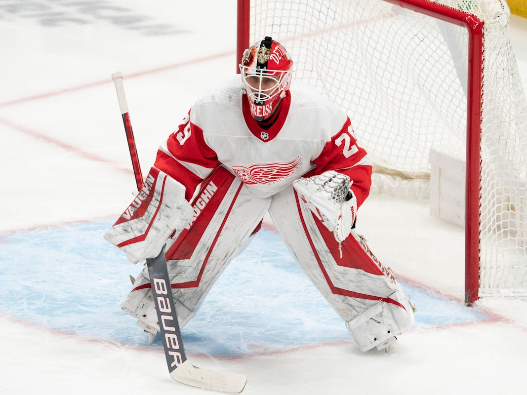 Thomas Greiss hütet sein Eishockey-Tor.