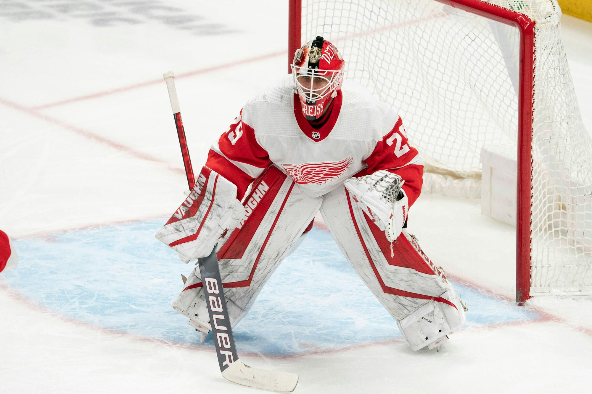 Thomas Greiss hütet sein Eishockey-Tor.