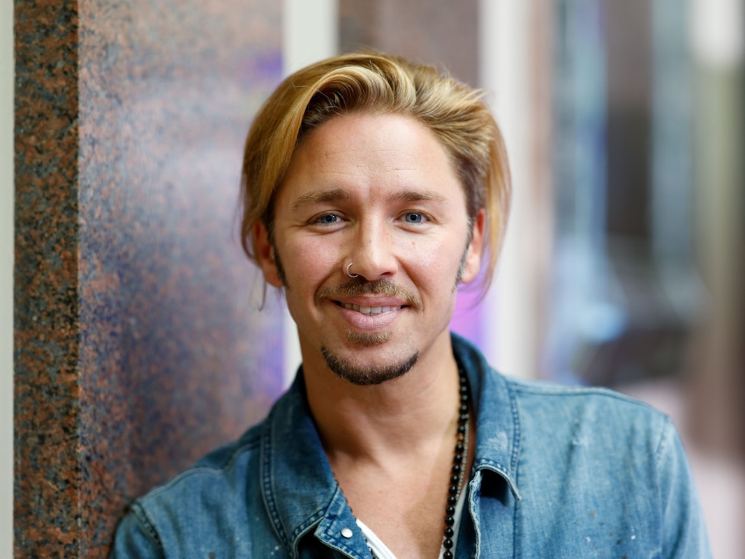 Der Musiker und Sänger Gil Ofarim bei einem Photocall im Hotel „de Rome“.