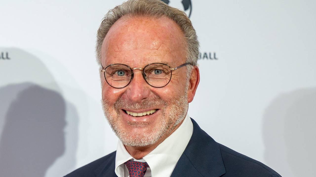 Karl-Heinz Rummenigge, Fußballfunktionär und ehemaliger Bayern-Vorstand kommt zur Award-Verleihung 2021 des Deutschen Fußball-Botschafters