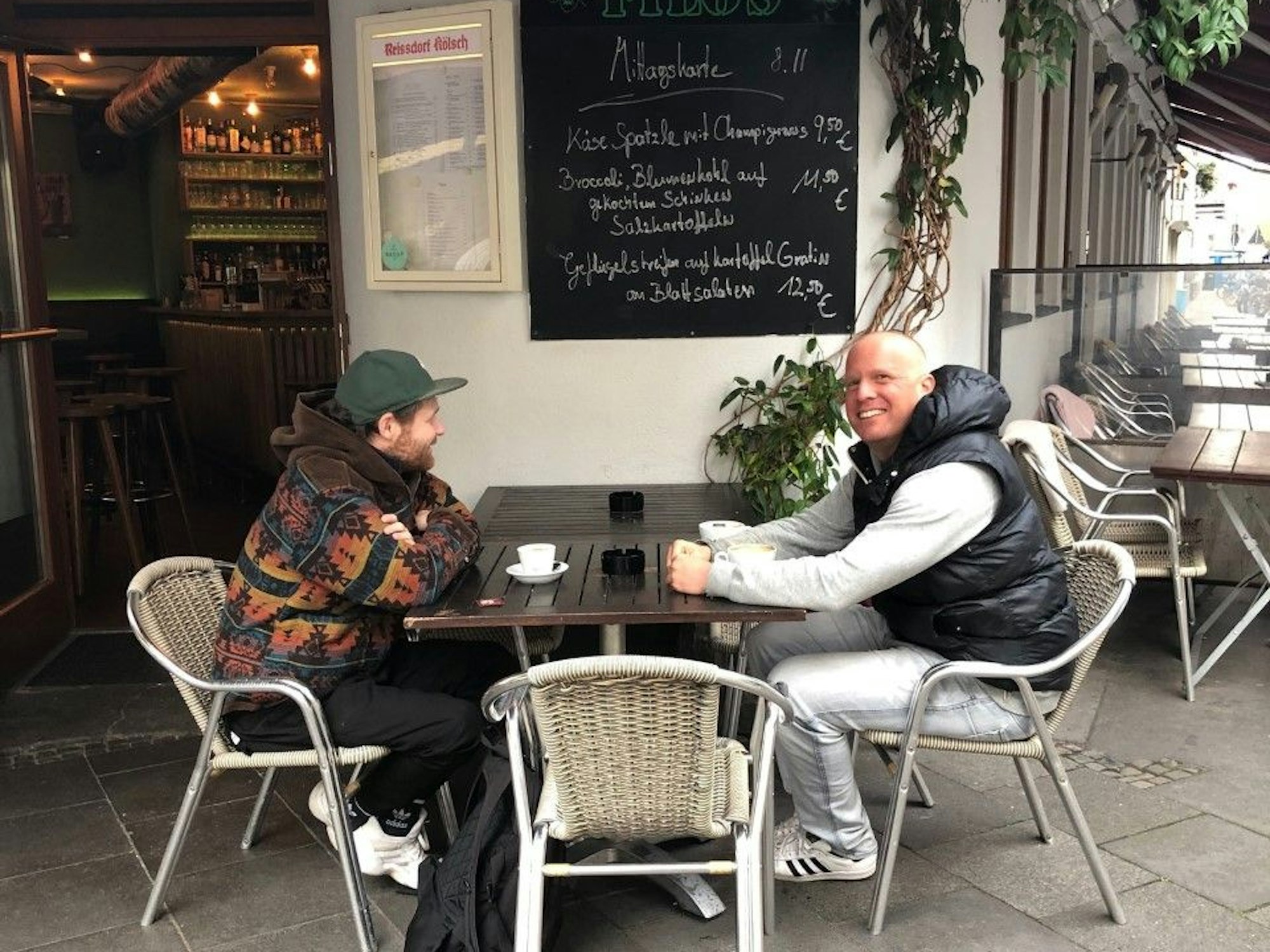 Jojo Berger und Markus Krücken im Filos in der Südstadt