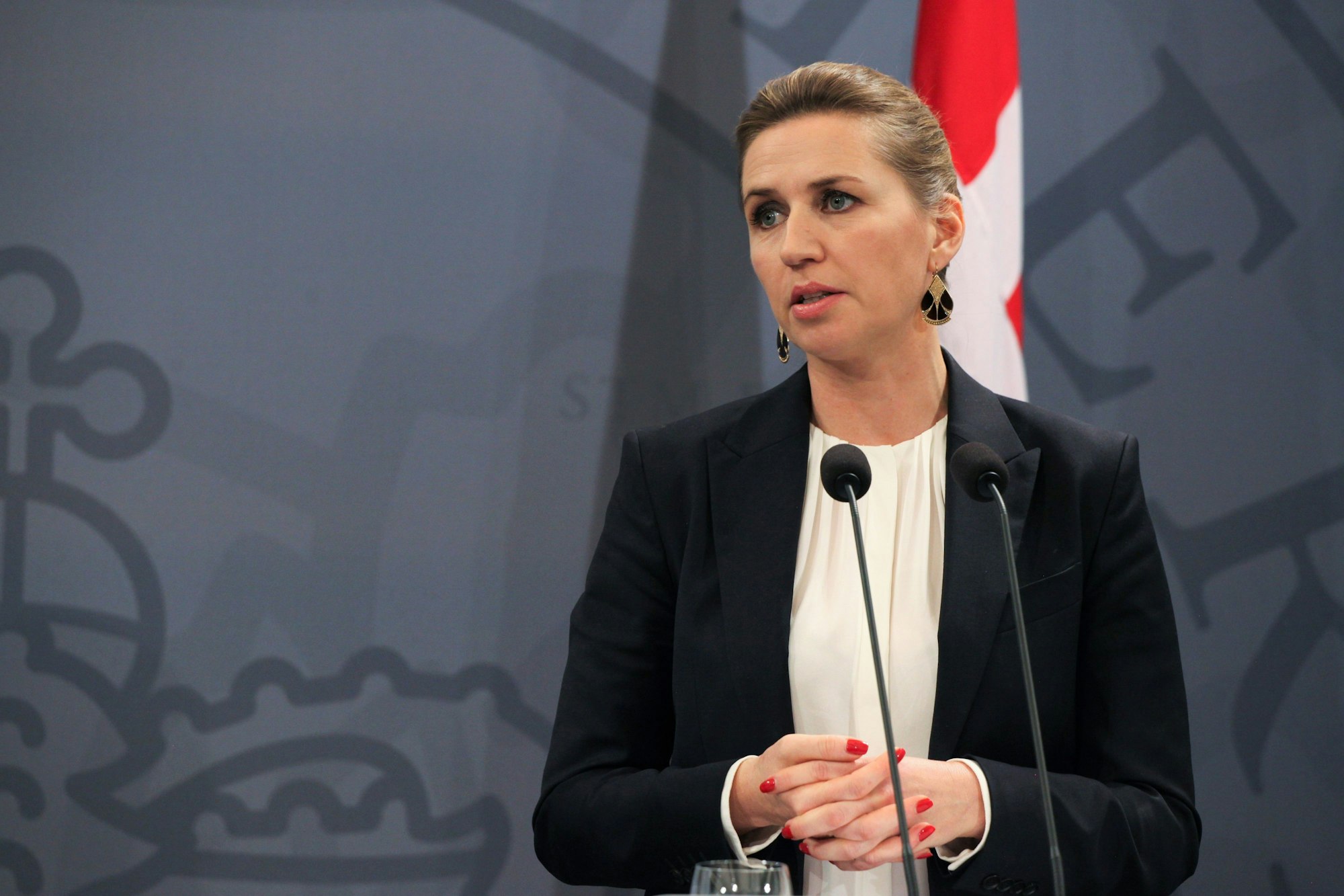 Die dänische Ministerpräsidentin Mette Frederiksen ist besorgt: In Dänemark steigen die Corona-Zahlen, obwohl es eine hohe Impfquote gibt. Unser Foto wurde am 3. November 2021 gemacht.