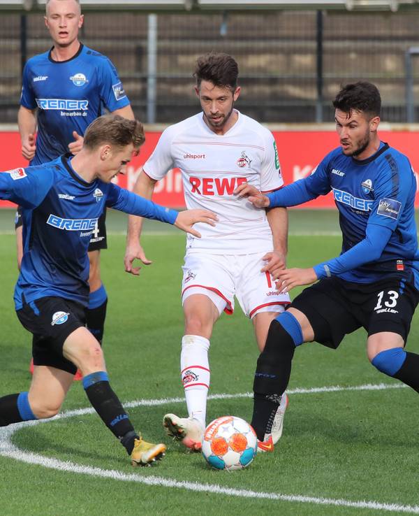 Mark Uth im Testspiel des 1. FC Köln gegen den SC Paderborn