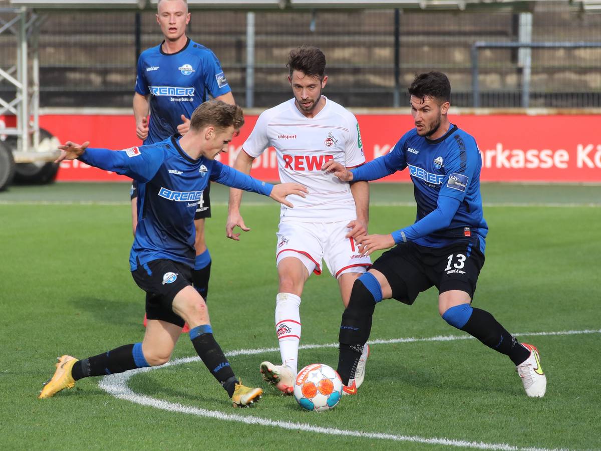 Mark Uth im Testspiel des 1. FC Köln gegen den SC Paderborn