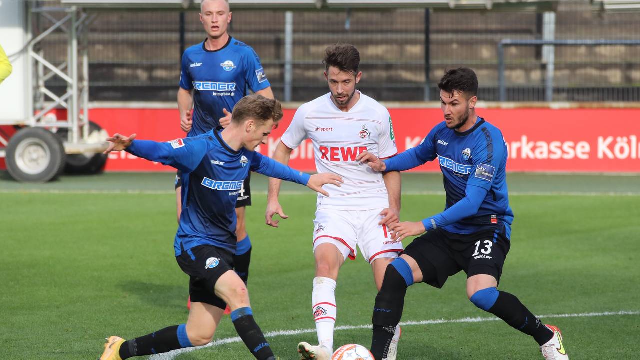Mark Uth im Testspiel des 1. FC Köln gegen den SC Paderborn