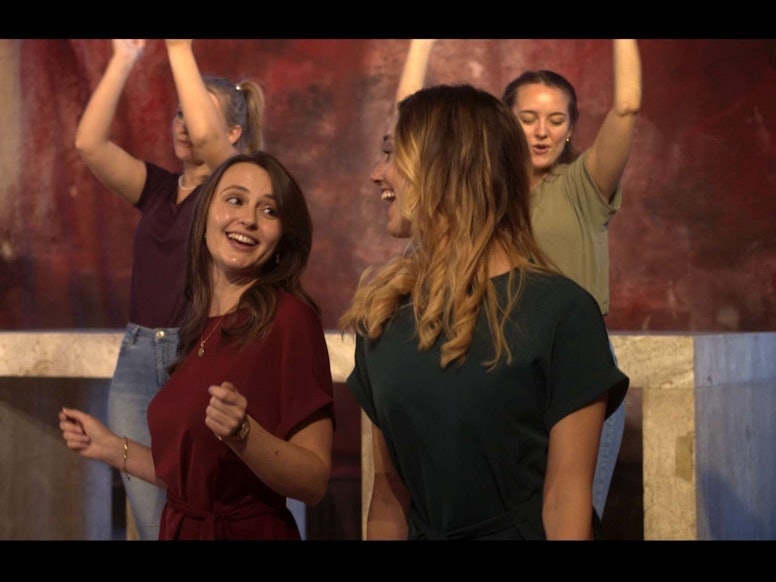 Mitglieder des Jugendchor St. Stephan singen