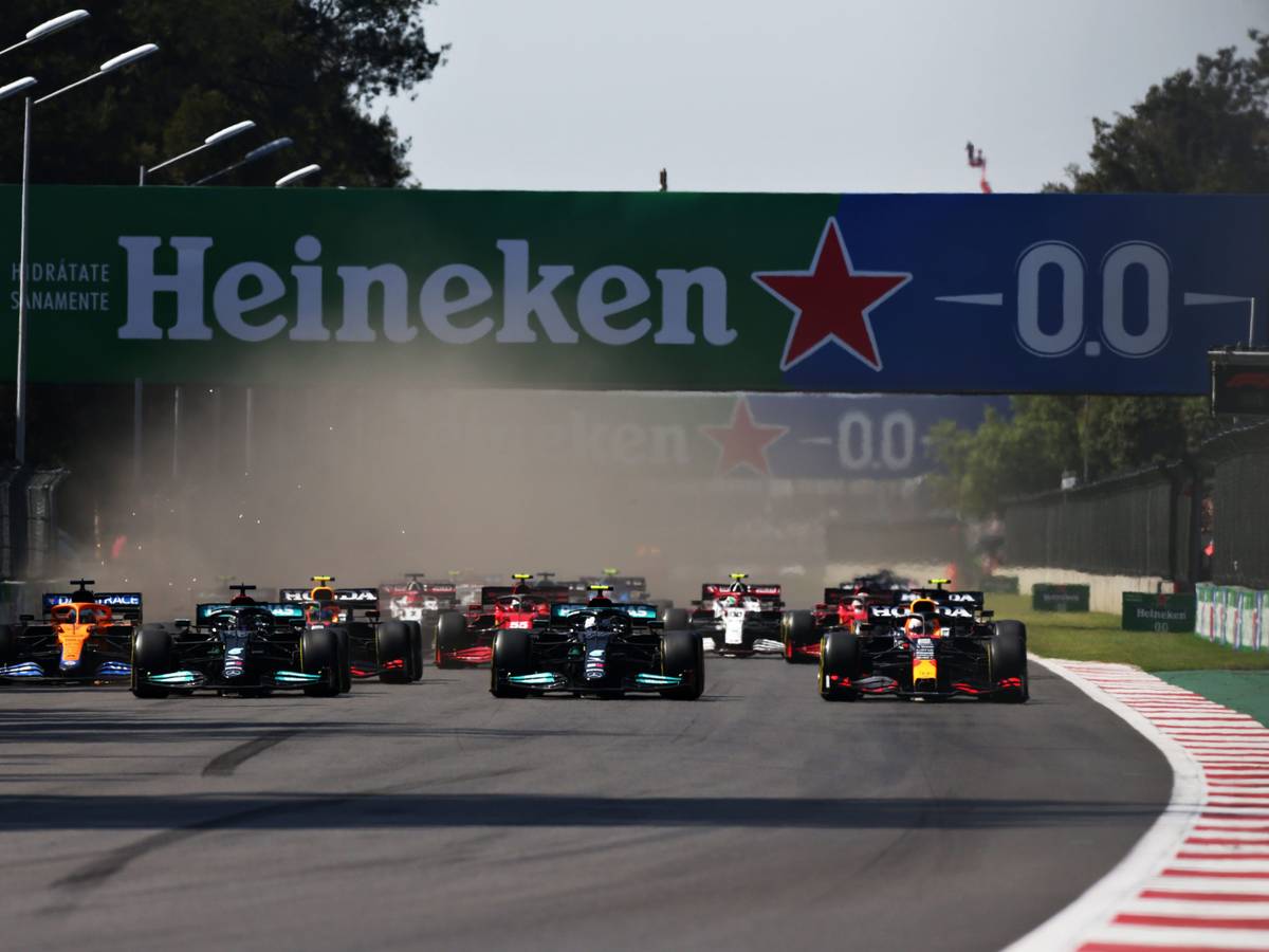 Das Fahrerfeld der Formel 1 beim Grand Prix von Mexiko