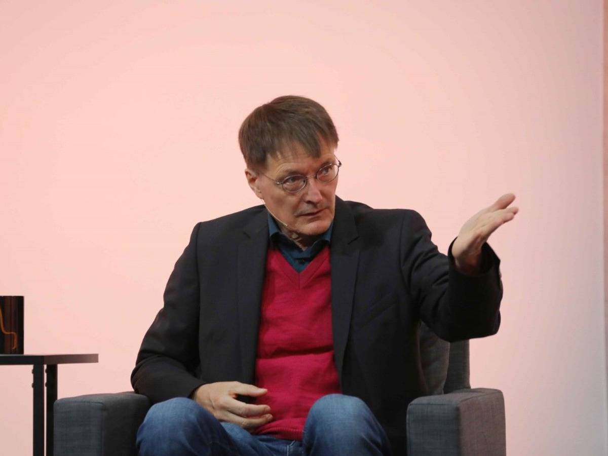 Karl Lauterbach beim Kölntalk im Oktober 2021.