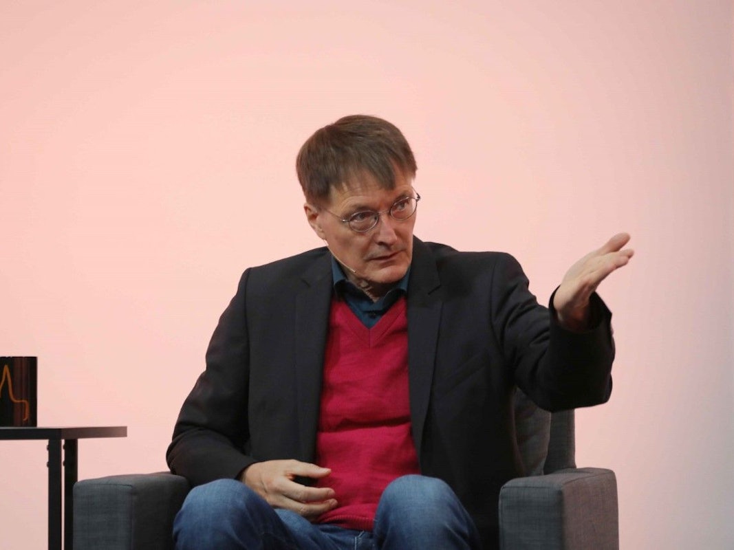 Karl Lauterbach beim Kölntalk im Oktober 2021.