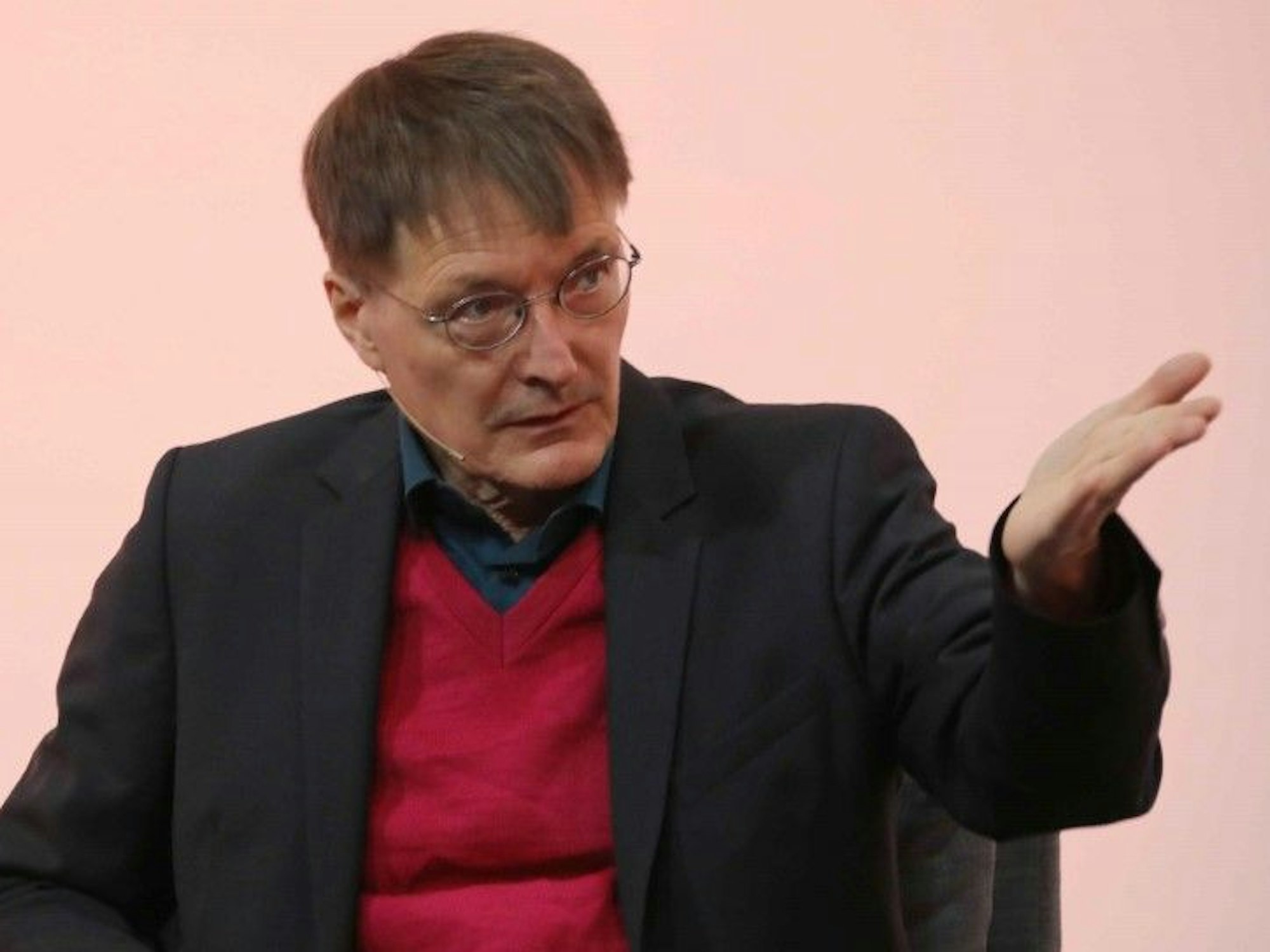 Karl Lauterbach beim Kölntalk im Oktober 2021.