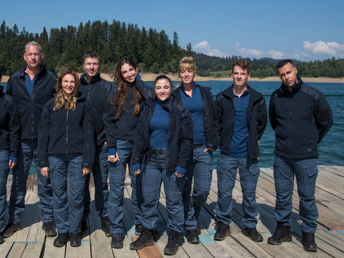 Zehn Menschen stellen sich den großen Herausforderung bei der neuen RTL-Show „Unbreakable“. Das Foto (aufgenommen am 27. Oktober 2021) zeigt die zehn Teilnehmer. V.l.: Eric Stehfest, Mimi Fiedler, Christian Kahrmann, Monika Sozanska, Hardy Krüger Jr., Ekaterina Leonova, Susi Kentikian, Jasmin Tawil, Marvin Linke, Osan Yaran.