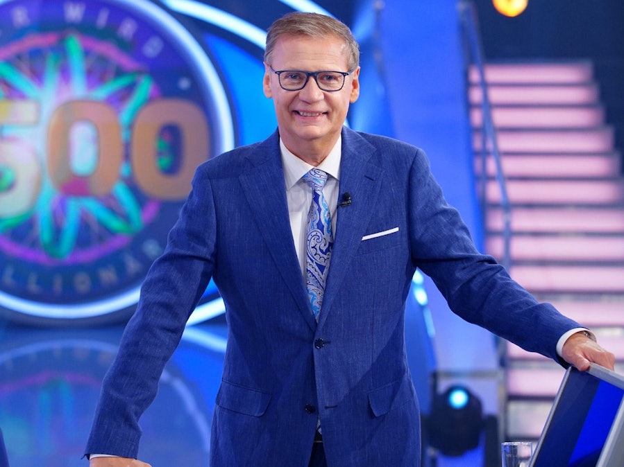 „Wer wird Millionär?“-Moderator Günther Jauch, hier zu sehen bei der Sonderausgabe „Das Jubiläum zur 1.500. Sendung“.
