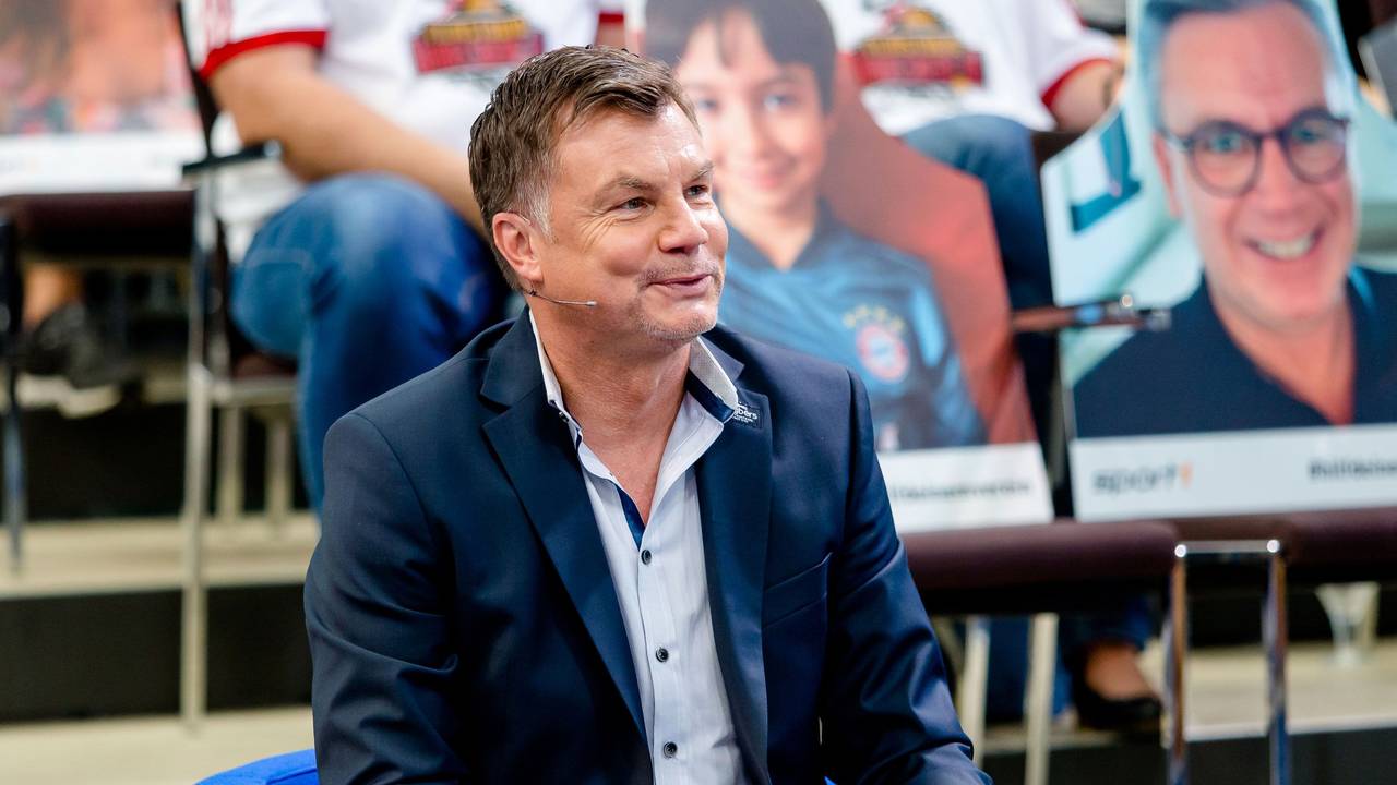 Thomas Helmer auf einem undatierten Foto als Moderator beim Doppelpass auf Sport1
