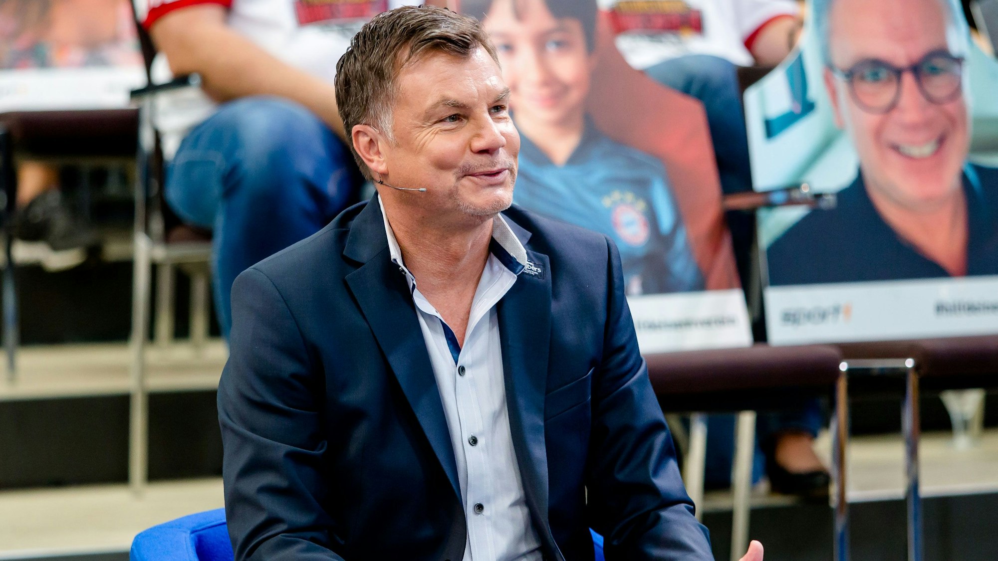 Thomas Helmer auf einem undatierten Foto als Moderator beim Doppelpass auf Sport1