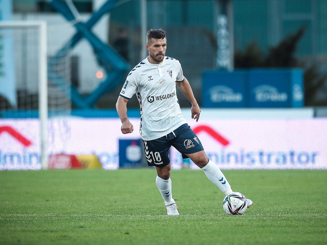 Lukas Podolski im Trikot von Gornik Zabrze