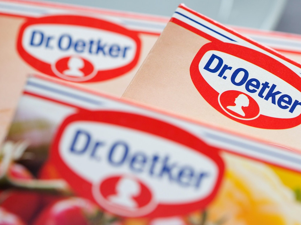 Im Streit über Nährwertangaben kassierte Dr. Oetker eine Niederlage vor Gericht. Das Archivfoto vom 16. Juni 2015 zeigt Lebensmittelprodukte der Dr. Oetker-Gruppe in Bielefeld.