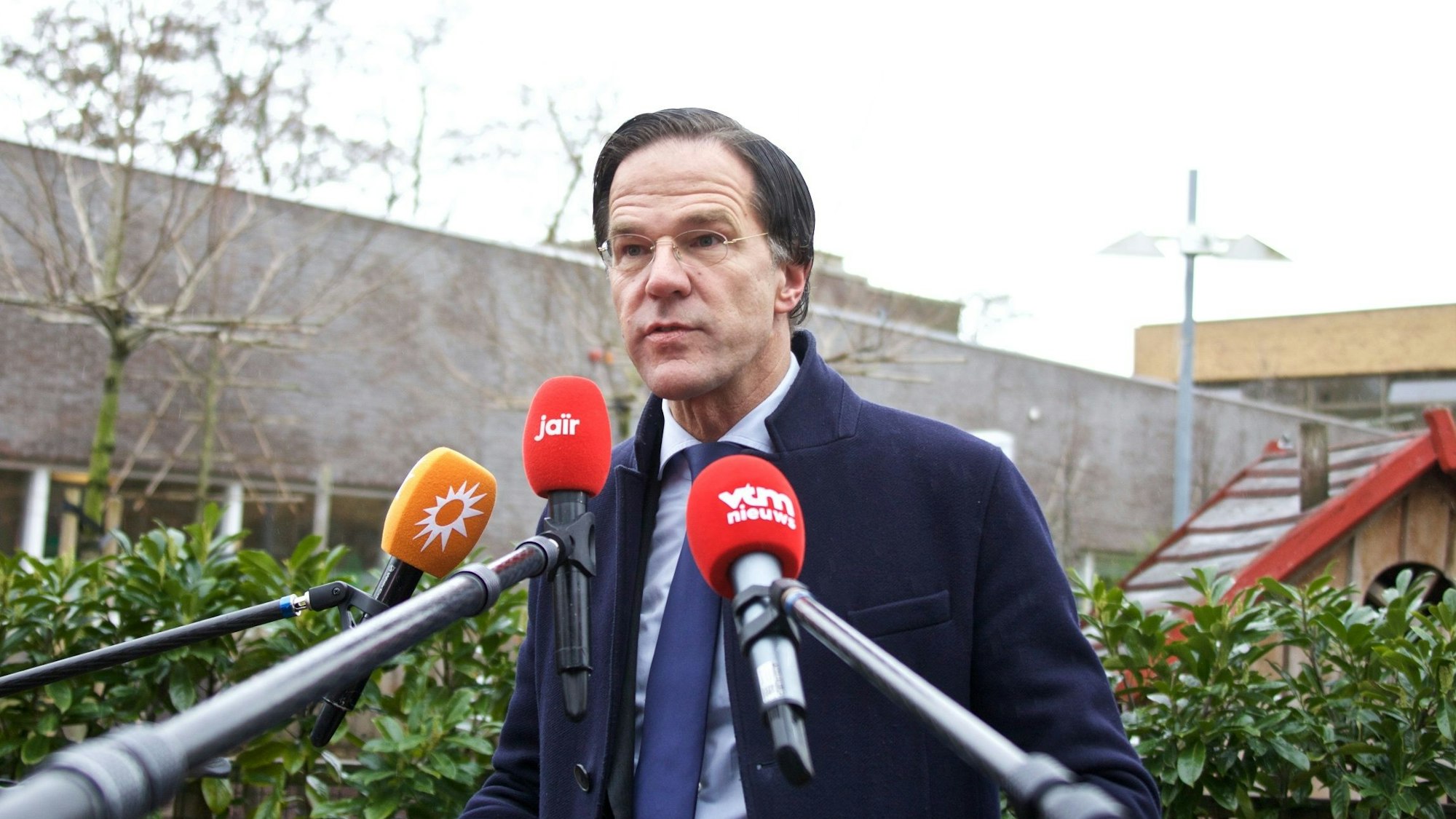 Mark Rutte, Ministerpräsident der Niederlande (hier im März 2021): Steuert sen Land direkt auf einen neuen Lockdown zu? Noch im September 2021 wurde Freedom Day gefeiert.