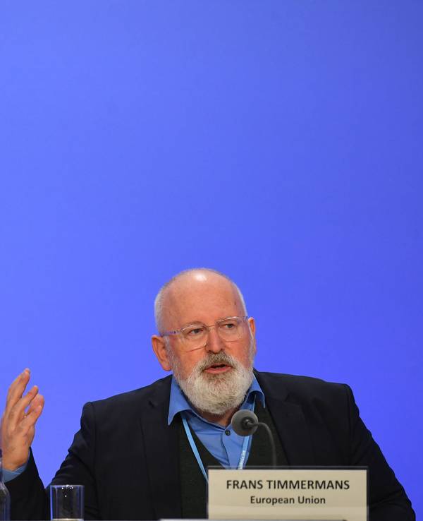 Der Vizepräsident der EU-Kommission Frans Timmermans hat in Glasgow versucht, die Weltgemeinschaft mit einem emotionalen Appell wachzurütteln.