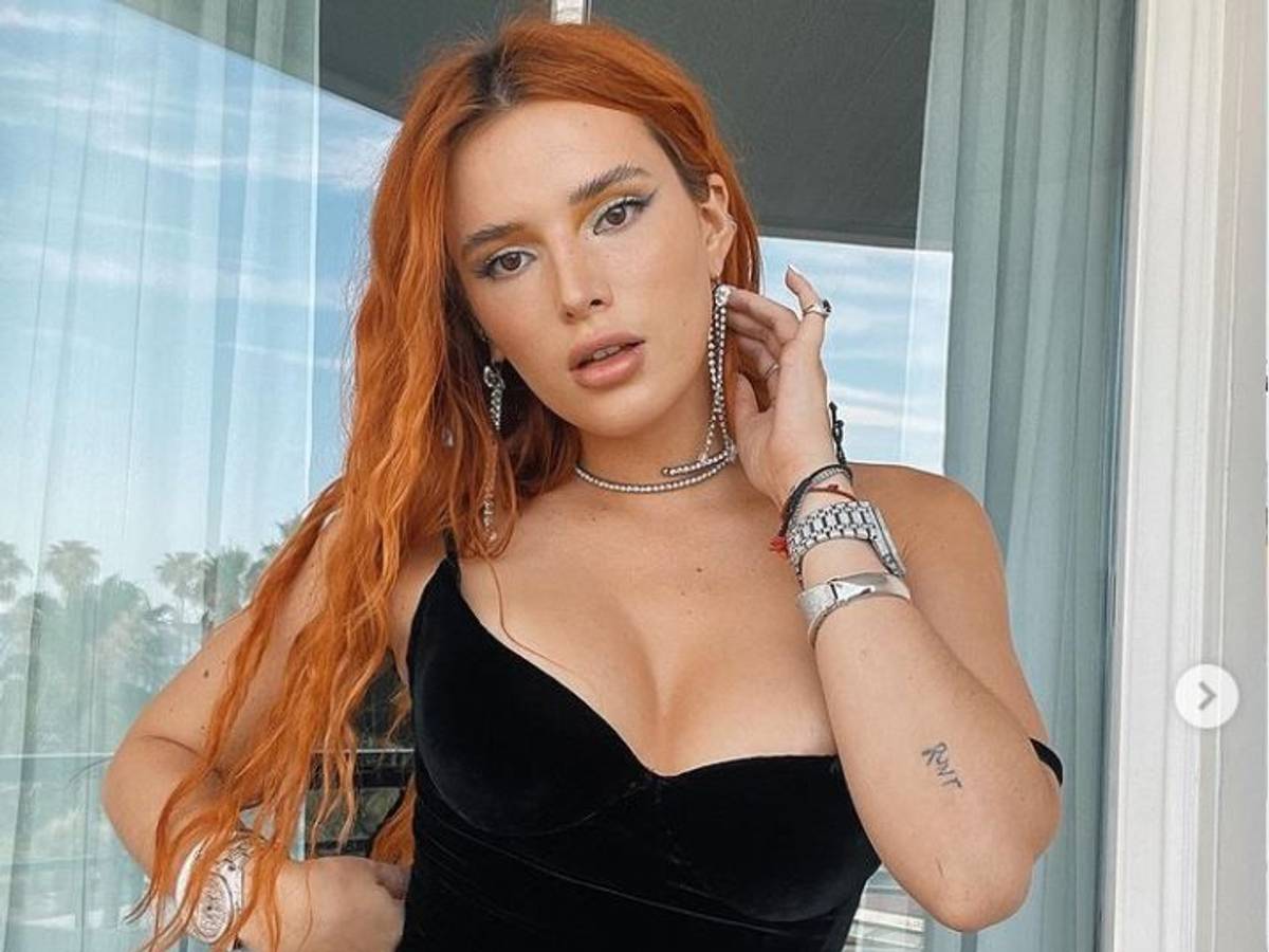 Schauspielerin Bella Thorne auf einem Selfie, dass sie am 30. Juli 2021 auf Instagram hochgeladen hat.