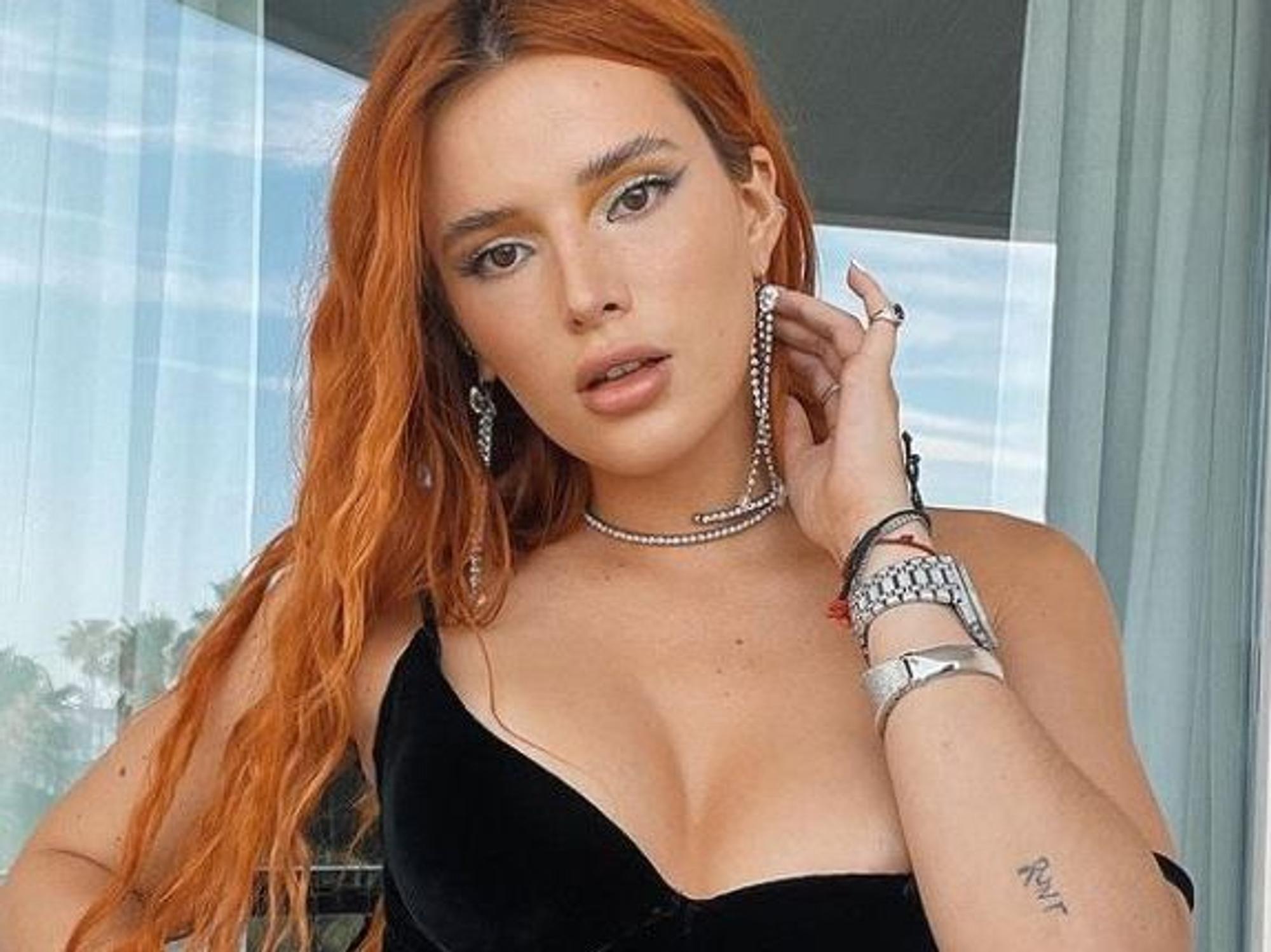 Schauspielerin Bella Thorne auf einem Selfie, dass sie am 30. Juli 2021 auf Instagram hochgeladen hat.