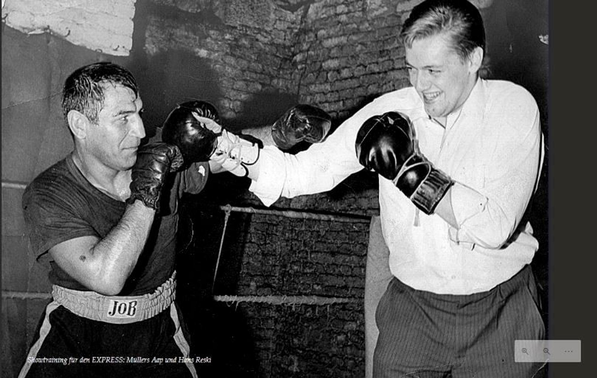 Hans Reski war später Chef des Boxsport-Magazins