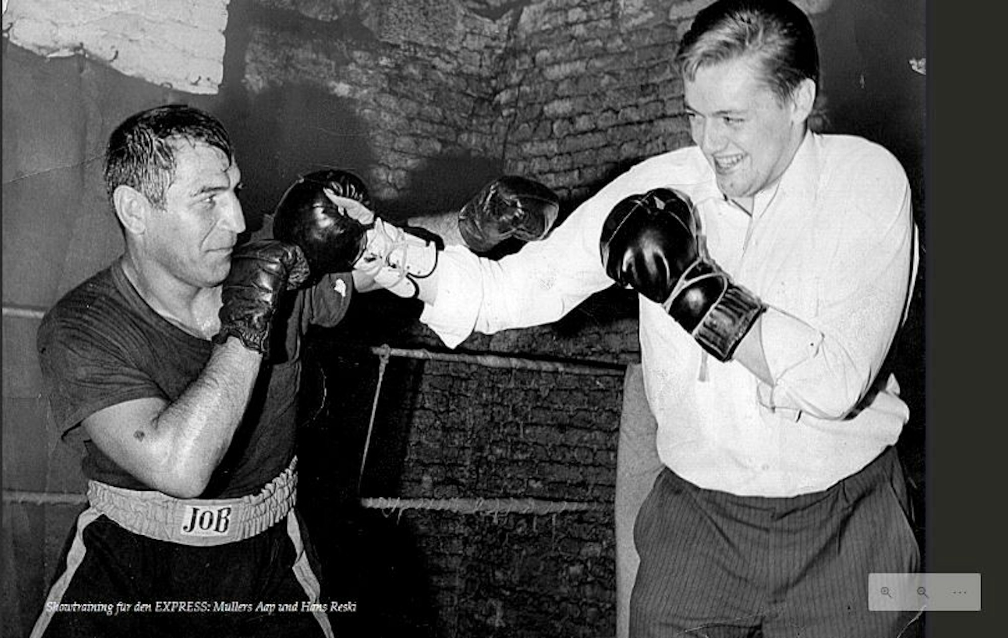Hans Reski war später Chef des Boxsport-Magazins