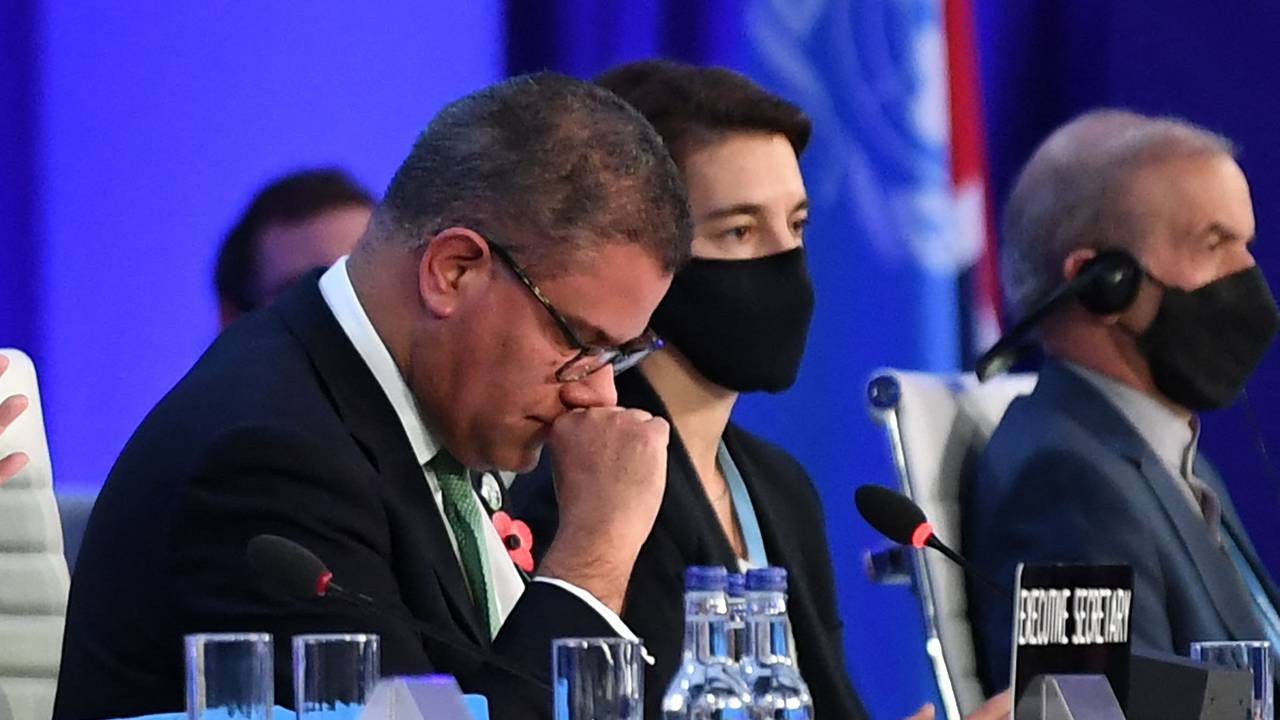Alok Sharma reagierte zum Schluss des Klima-Gipfels emotional und rang mit den Tränen.
