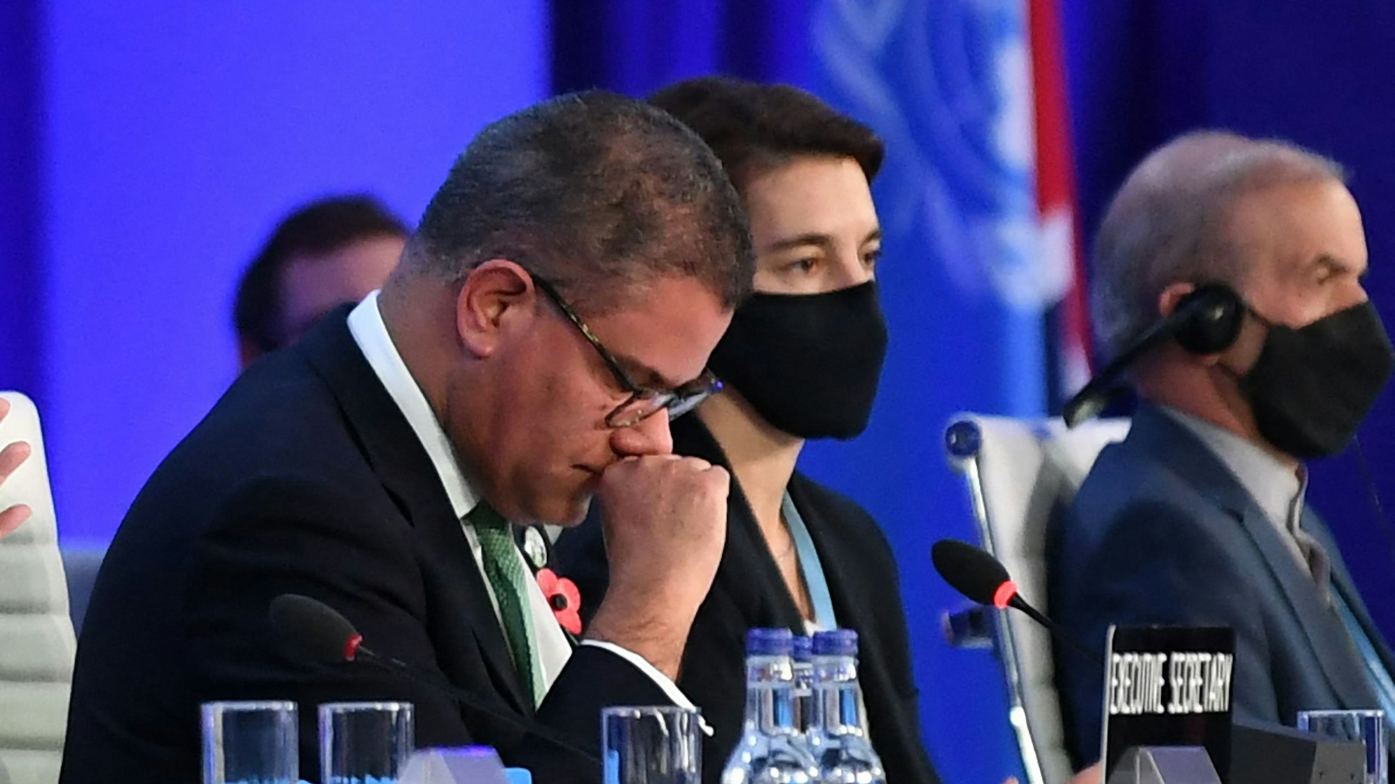 Alok Sharma reagierte zum Schluss des Klima-Gipfels emotional und rang mit den Tränen.