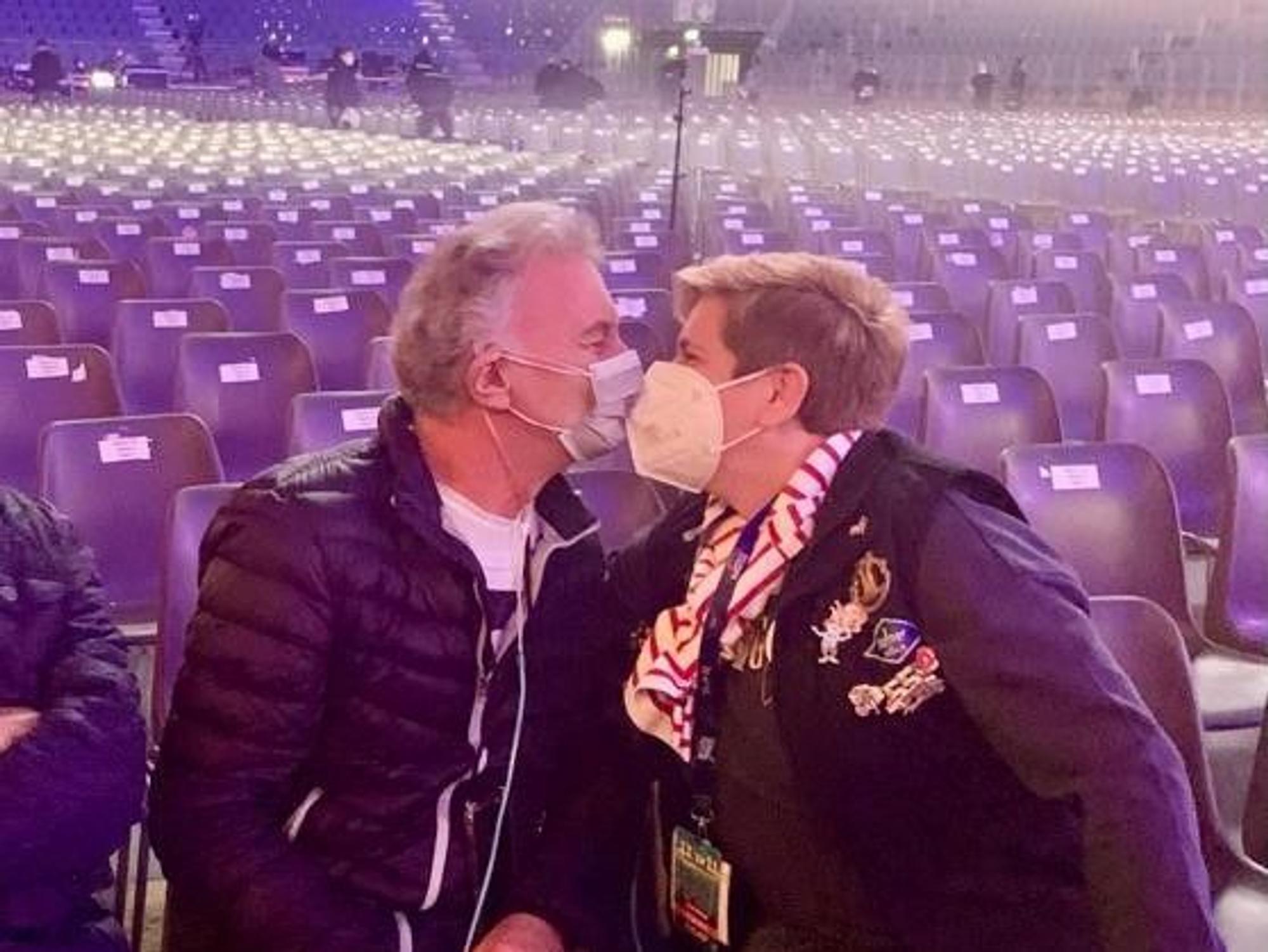 Reiner Hömig mit Nathalie Drmota