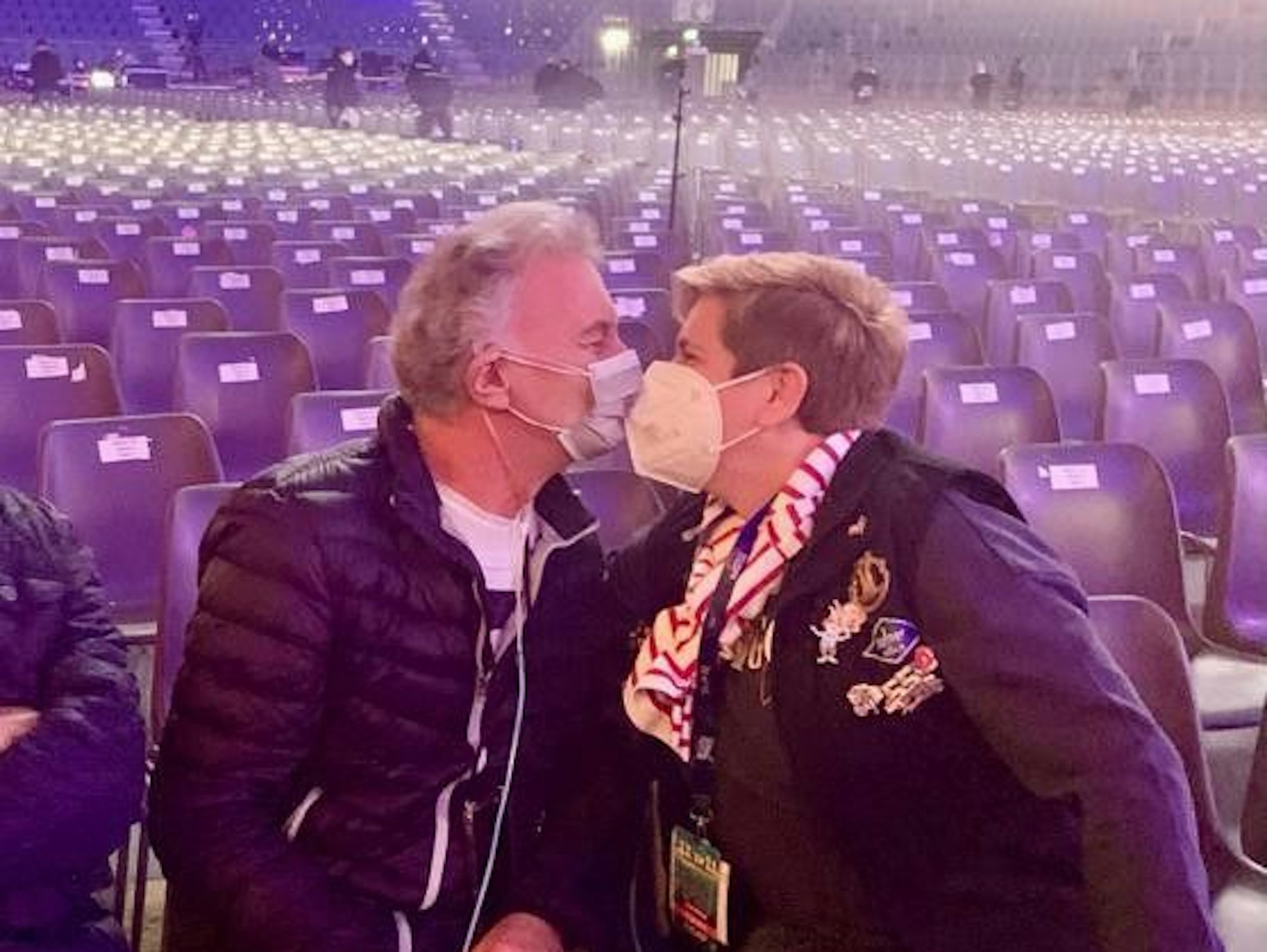 Reiner Hömig mit Nathalie Drmota