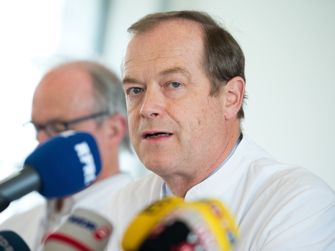 Michael Hallek von der Uniklinik Köln (hier 2016) wandte sich gemeinsam mit führenden Medizinern an die Politik.