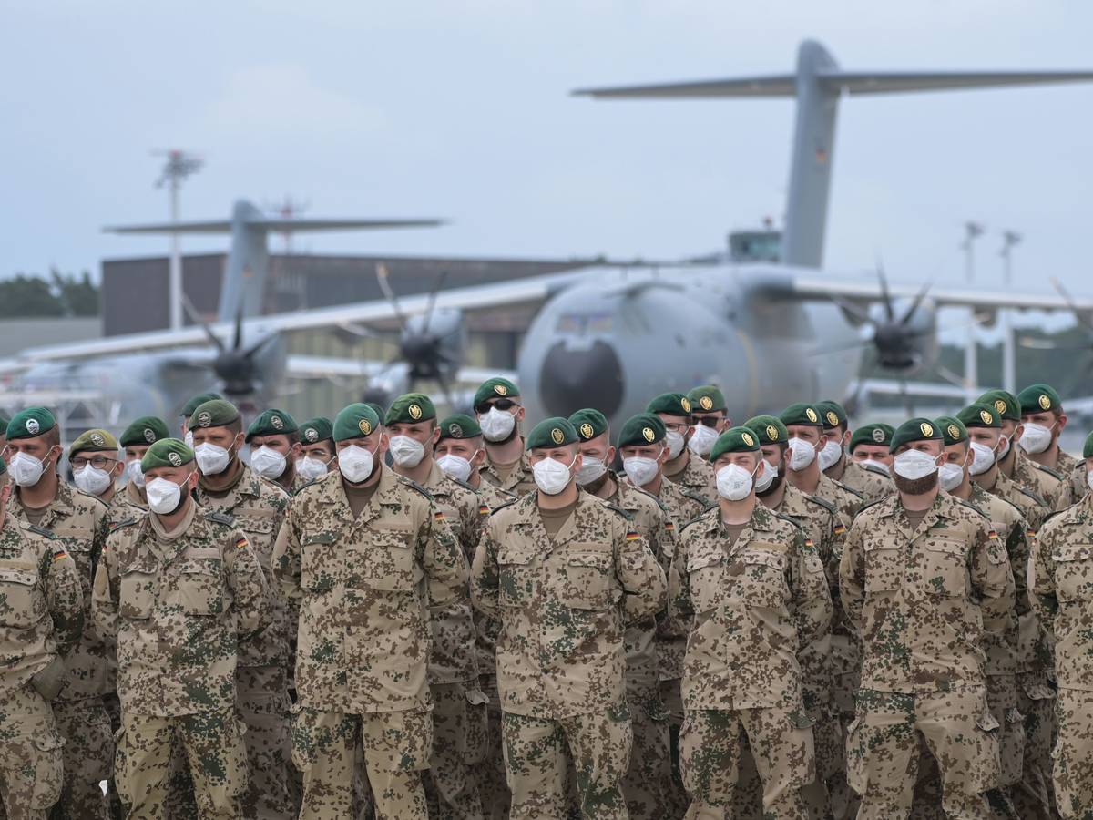 Die Bundeswehr greift ein: Bis Weihnachten sollen wegen Corona 12.000 Soldaten mobilisiert werden. unser Foto wurde im Juni 2021 gemacht.