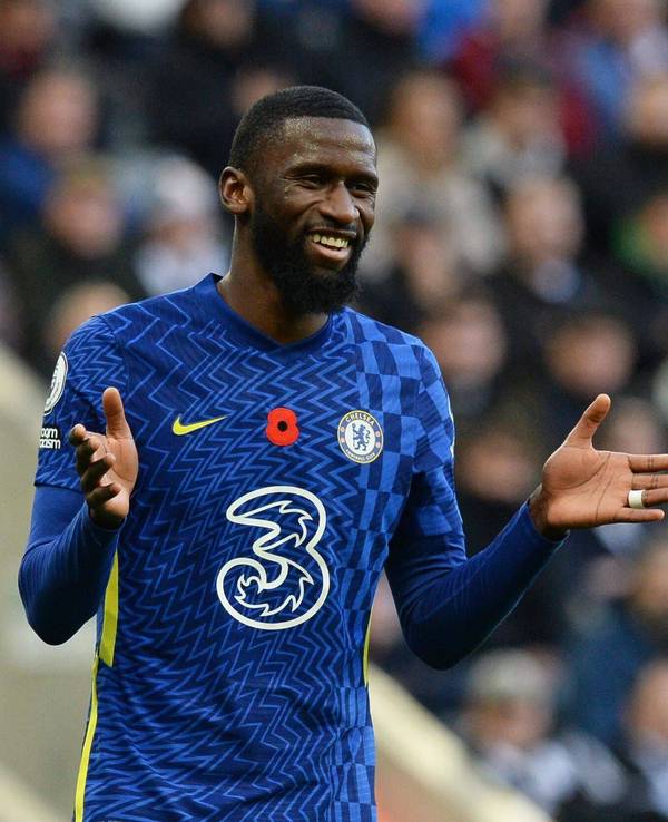Antonio Rüdiger im Spiel bei Newcastle United