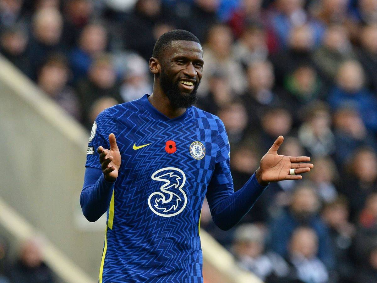 Antonio Rüdiger im Spiel bei Newcastle United