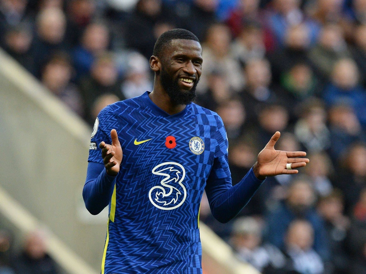 Antonio Rüdiger im Spiel bei Newcastle United