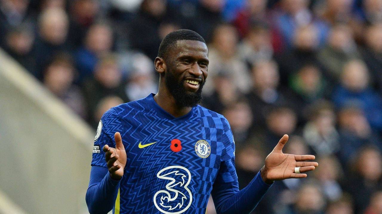 Antonio Rüdiger im Spiel bei Newcastle United
